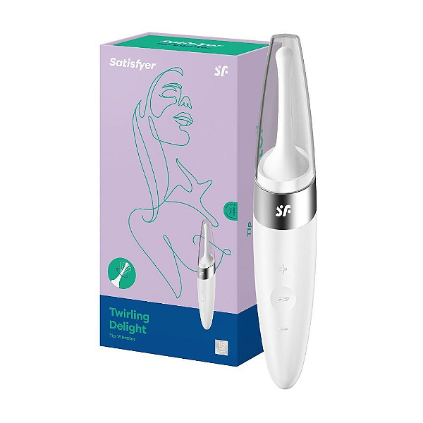 SATISFYER TWIRLING DELIGHT VIBRADOR CLITÓRIANO BRANCO