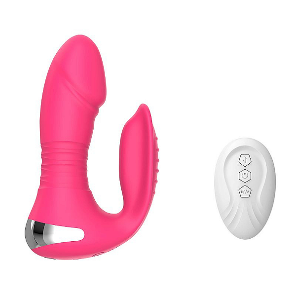 VIBRADOR DE PONTO G E CLITÓRIS - ZAKI
