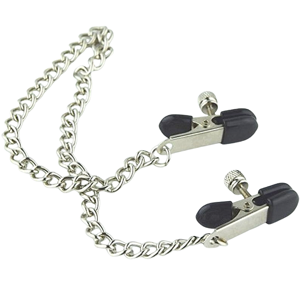 GRAMPO PARA SEIOS COM CORRENTE - PRENDEDOR DE MAMILO