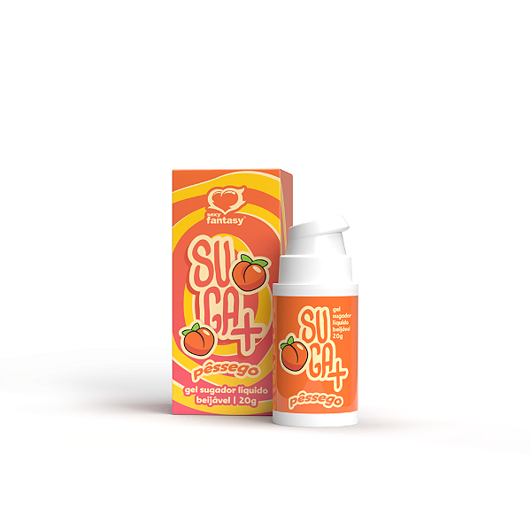 GEL SUGADOR LIQUIDO BEIJÁVEL SUGA+ PÊSSEGO - 20G