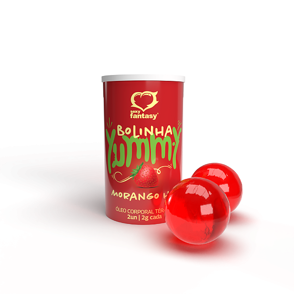 CAPSULA BEIJÁVEL YUMMY MORANGO HOT