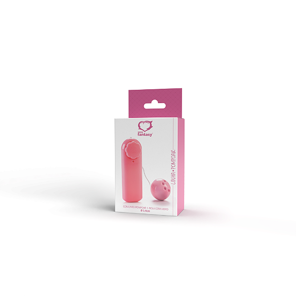 CONJUNTO POMPOAR 1 BOLA COM VIBRO 3,4CM