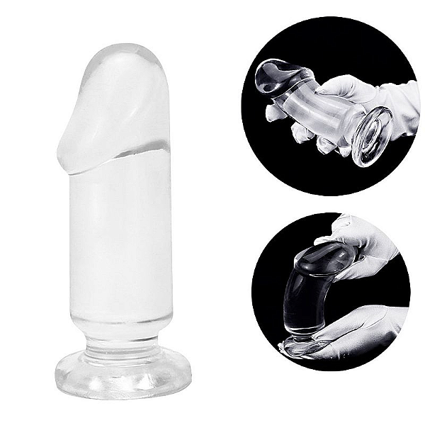 PLUG ANAL DE SILICONE - 16,5 X 5,2 CM