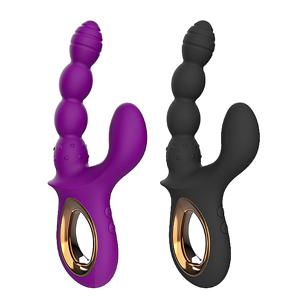 VIBRADOR DE PONTO G E CLITÓRIS ESCALONADO - BORN TO FEELING