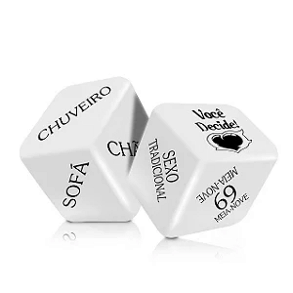 DADO JOGO CUBO DO AMOR HOT C/2UN