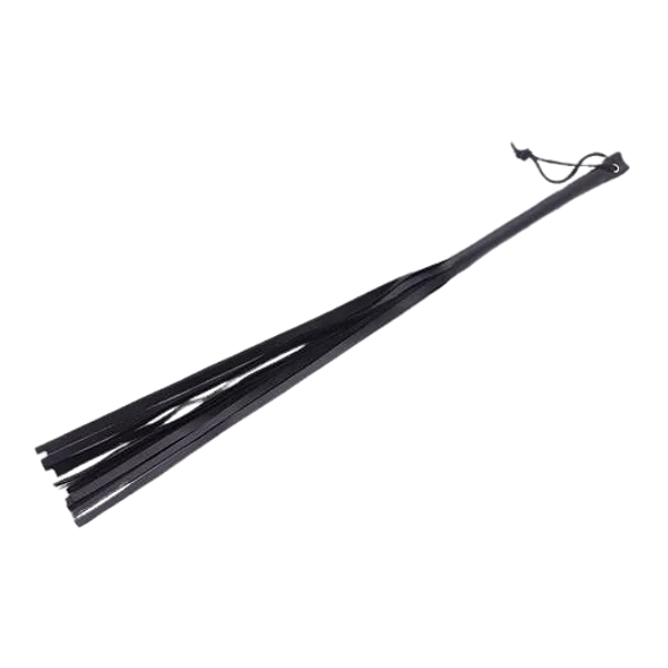 CHICOTINHO TIRAS FINAS 35 CM - PRETO