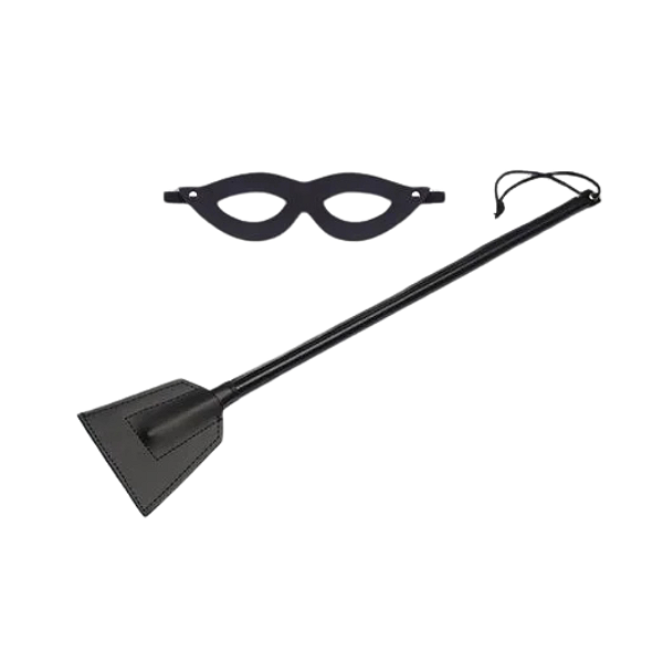 KIT TIAZINHA PRETO (CHIBATA 40 CM E MASCARA TIAZINHA)