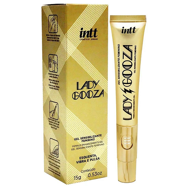 LADY GOOZA - EXCITANTE COM BISNAGA VIBRATORIA 15G