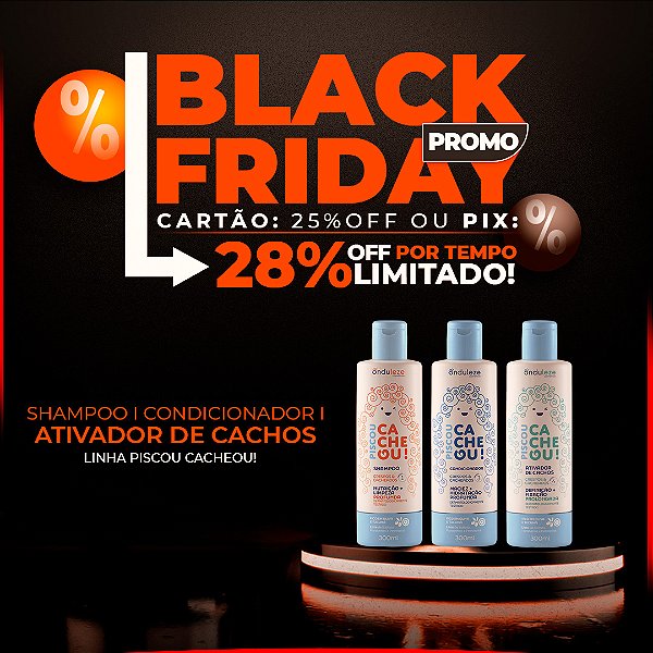 Combo Limpeza, Maciez e Definição I Shampoo + Condicionador + Ativador de Cachos - Piscou Cacheou!