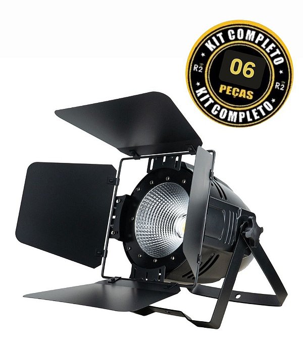 Case 06 Refletores Led Cob 200W Cw/ww - Br Lighting