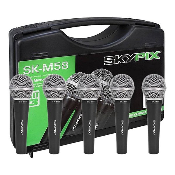 KIT 5 MIC VOCAL DIN SK-BM48-5