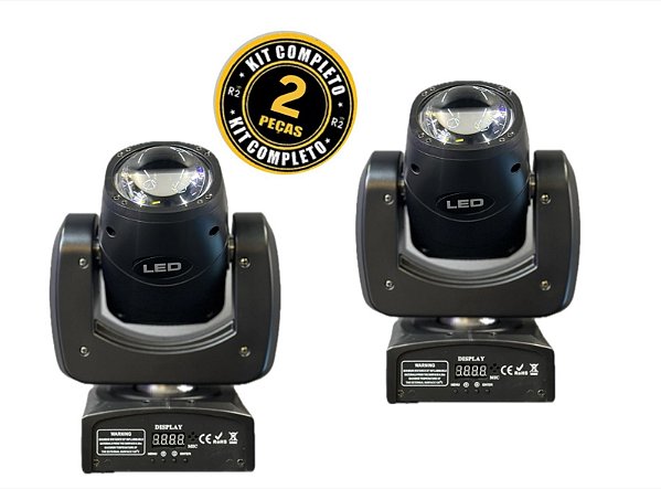 Kit 2 Moving Beam 100W - Br Lighting