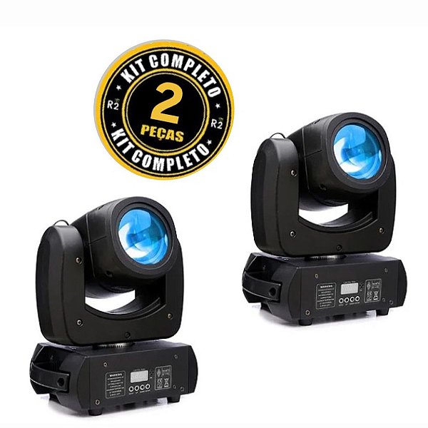 Kit 2 Moving Head Beam 100W Led - Skypix