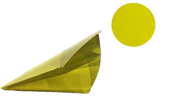 Filtro de Gelatina F010 Medium Yellow - Lee Filters