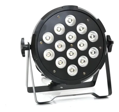 Refletor Slim Alum 14 leds 18w Rgbwa+UV- Showtech
