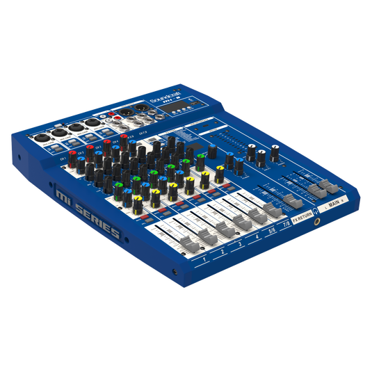 Mesa de Som 8 canais MI-8