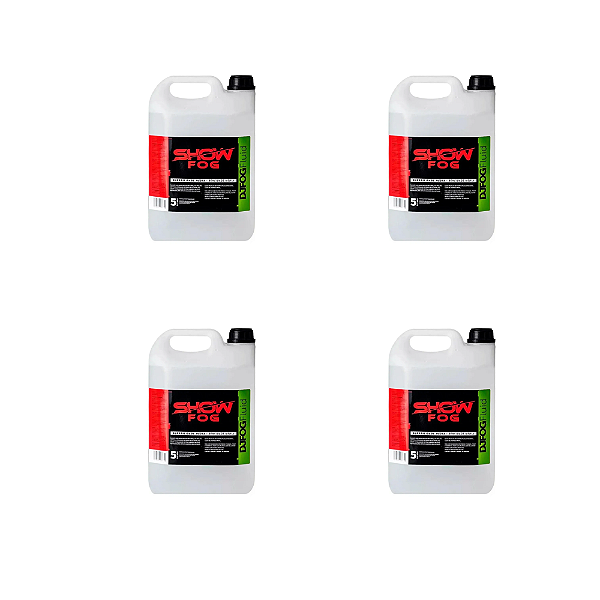 KIT 4 Líquido Máquina Fumaça DjFog Neutro 5 Lts