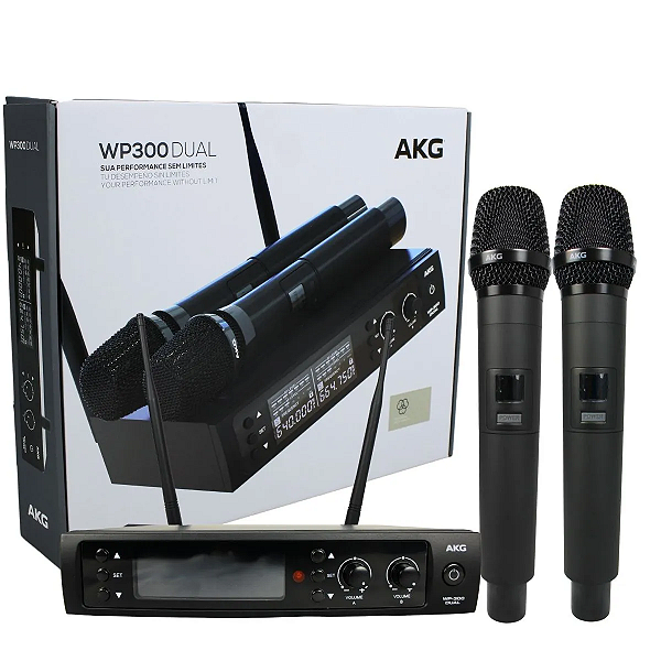 Microfone Vocal WP300  DUPLO- AKG