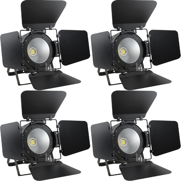 Kit 4 Refletor Led Cob 200W Cw/ww