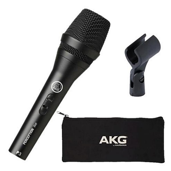 Microfone Com Fio Profissional AKG P3S Percepction Vocal