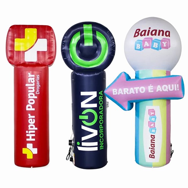 TOTEM INFLÁVEL VERTICAL