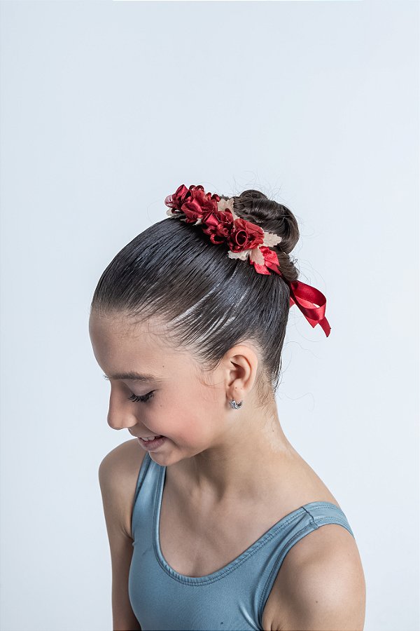 Arranjo de Coque | Flores organza