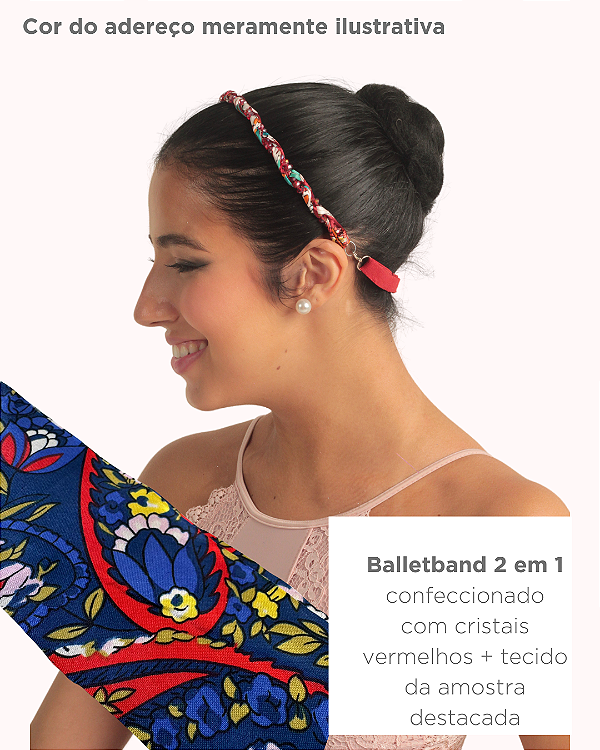 Balletband 2 em 1 | PRINT Azul