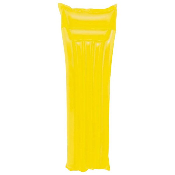 Colchao Inflavel para Agua Summer 183X69cm Amarelo