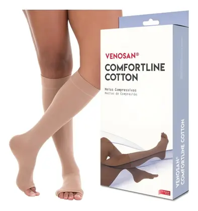 Meia Comfortline Cotton (Antialérgica) 20-30 mmHg - 3/4