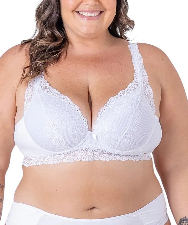 Sutiã Plus Size com Renda 2Rios 82132