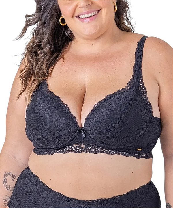 Sutiã Plus Size com Renda 2Rios 82132