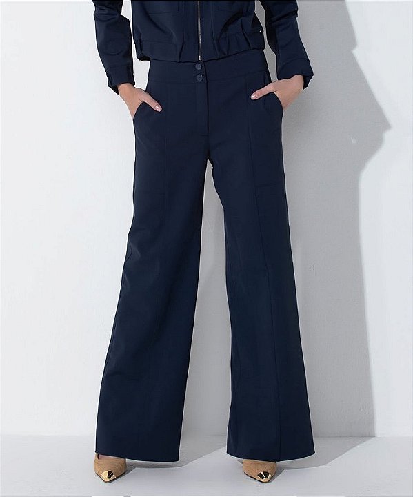 Calça Pantalona Miriam em Technoblock® Lafort