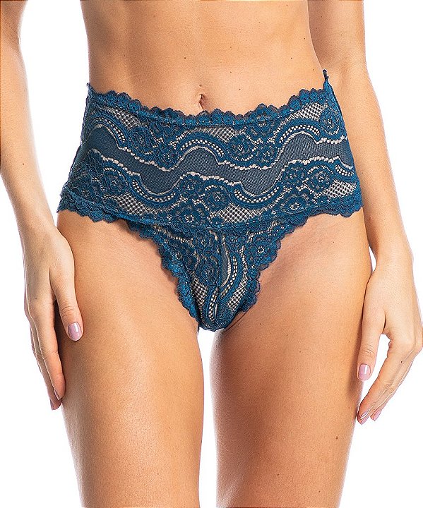 Calcinha Compress Slim Power Em Renda Daniela Tombini 7694