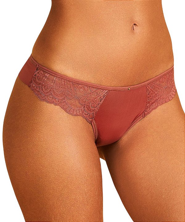 Calcinha Fio Duplo em Renda Recco 13790