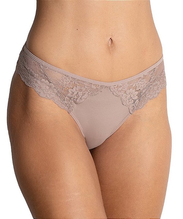 Tanga Cavada com Renda Lateral 314.68