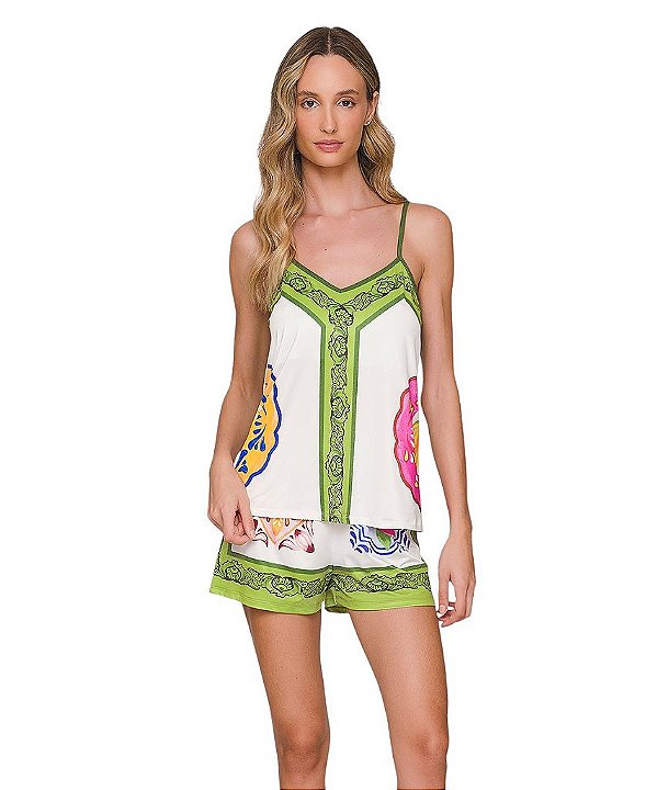 Pijama Feminino Curto Lua Lua 022880182