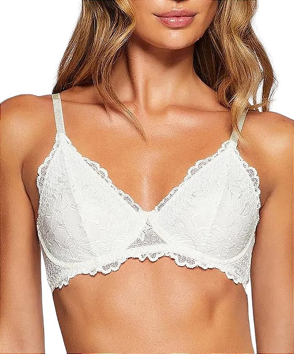 Sutiã Leve Com Aro Em Renda Valisere 30781