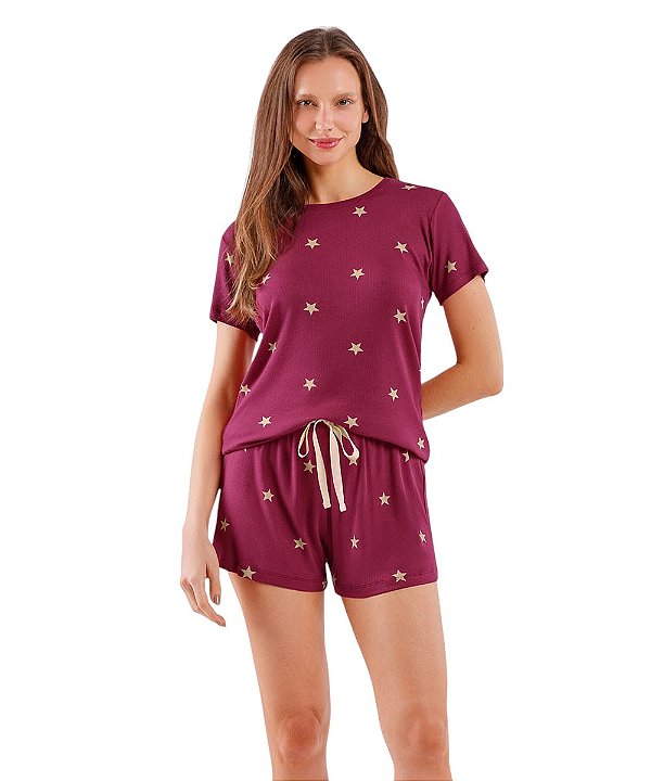 Pijama Feminino Curto Cor com Amor 2010592