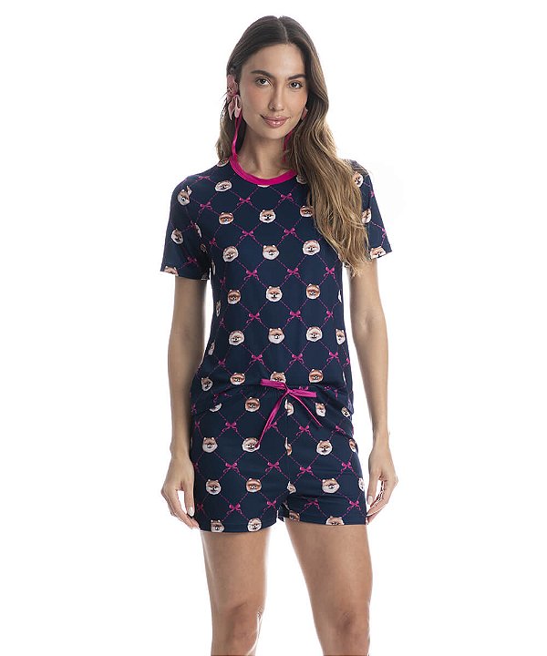 Pijama Feminino Curto Daniela Tombini 5630