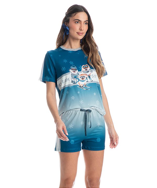 Pijama Feminino Curto Daniela Tombini 5674