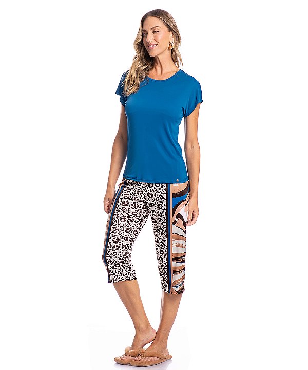 Pijama Pescador Microfibra Daniela Tombini 4866E