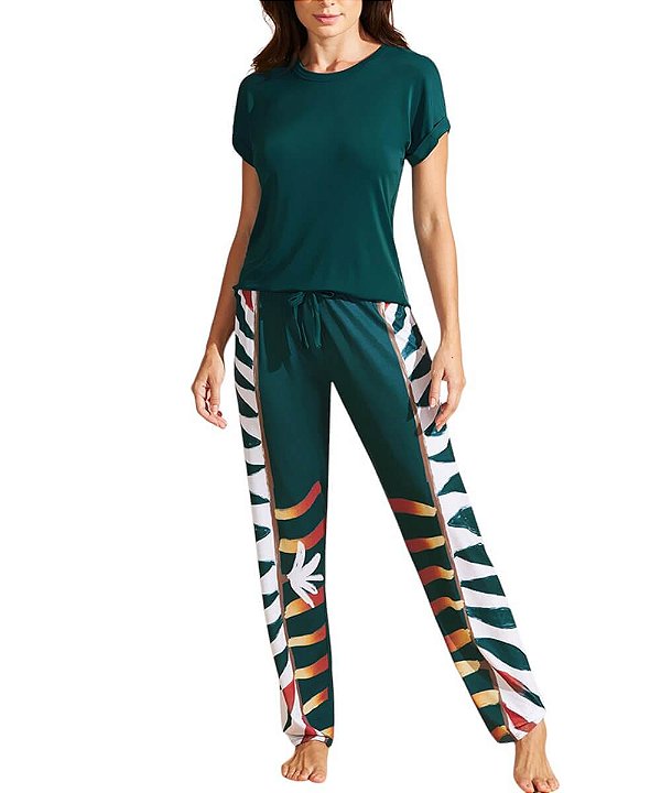 Pijama Recco Manga Curta e Calça 17768