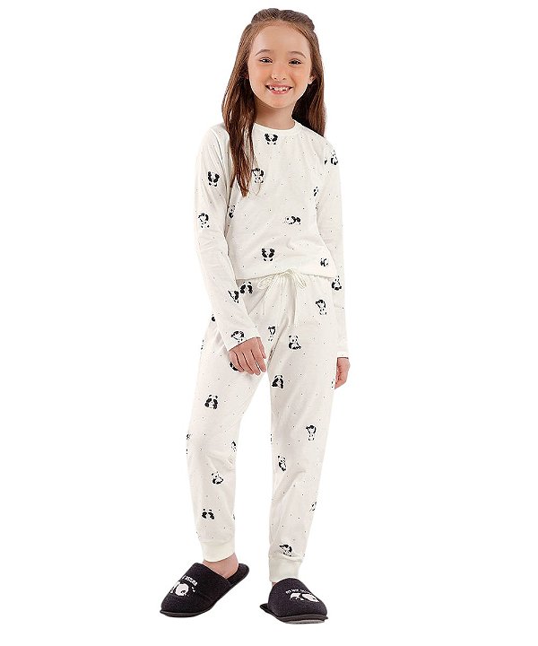 Pijama Infantil Longo Cor com Amor 2050102