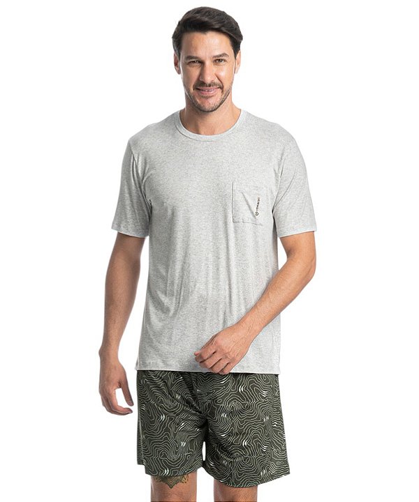 Pijama Masculino Curto Tombini 8816