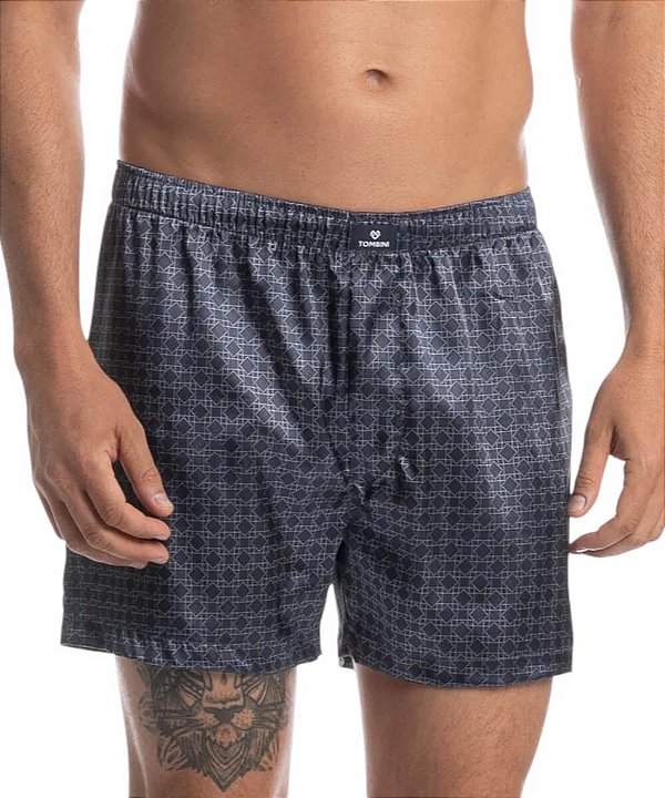 Boxer Masculina em Cetim Tombini 9230