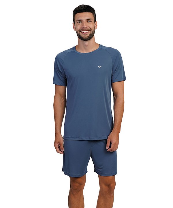 Pijama Masculino Curto em Liganete Podiun 268015