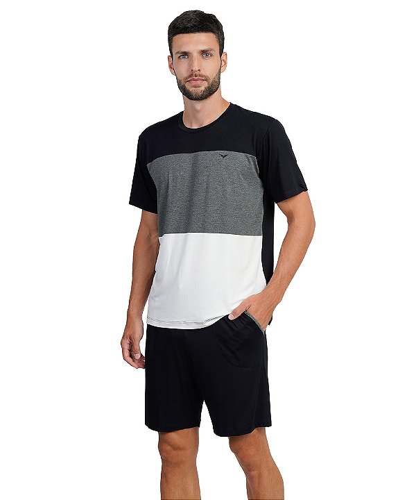 Pijama Masculino Curto Podiun 268040