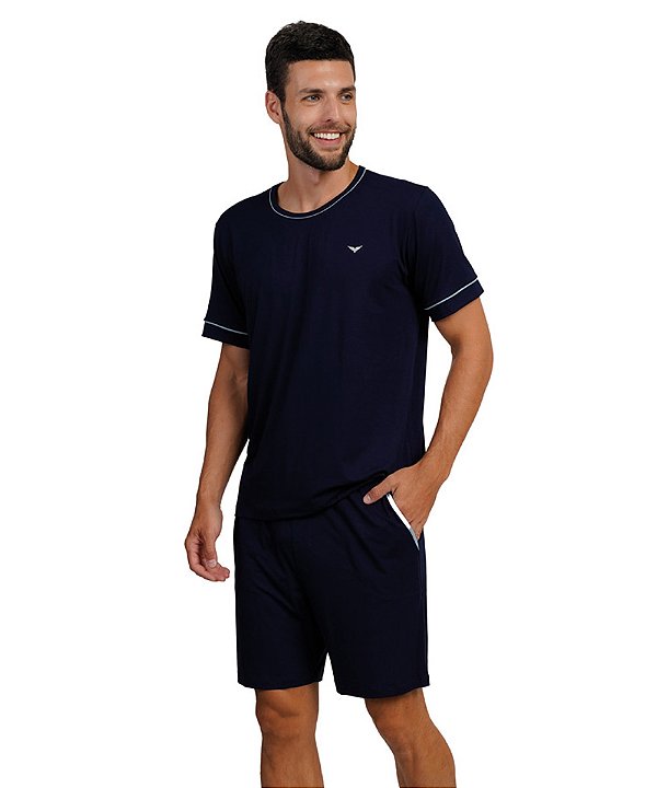 Pijama Masculino Curto Podiun 268045