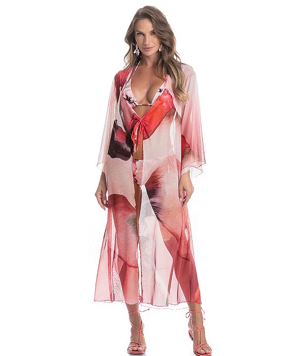 Kaftan em Tule Daniela Tombini 9456