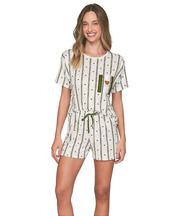 Pijama Feminino Curto Lua Lua 110.1107.84